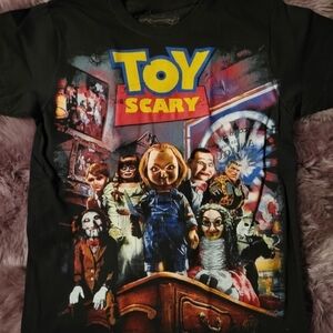 Men's Scary Toy Graphic Tee - Black